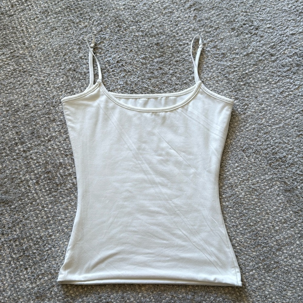 PRIME CAMI TANK TOP - WHITE - Picture 5 of 6